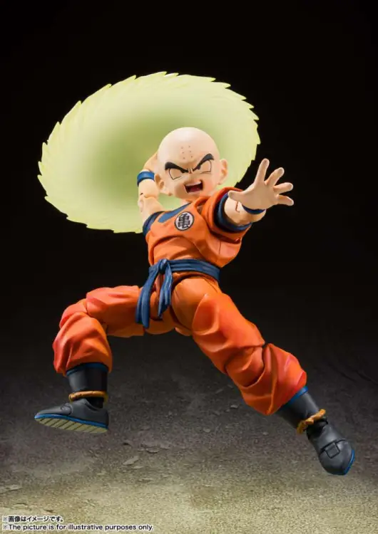 DRAGON BALL Z - Krillin "Earth Strong Man" - Figurka S.H. Figuarts 13 cm