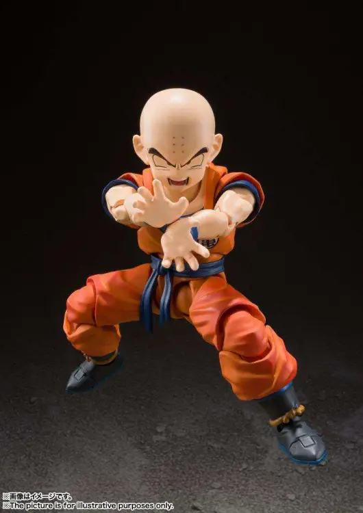 DRAGON BALL Z - Krillin "Earth Strong Man" - Figurka S.H. Figuarts 13 cm
