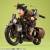 DRAGON BALL Z - Son Goku & Bike - Statuetka na pulpit Real McCoy 18cm