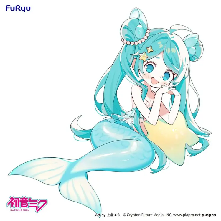 HATSUNE MIKU - Hatsune Miku Mermaid Princess - Statuetka na biurko 8.5cm