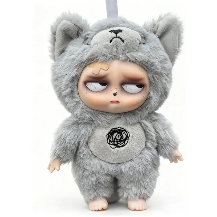 Pluszak Sleeples Grumpipi + akrylowy brelok do kluczy i karta - BLIND BOX - 13 cm