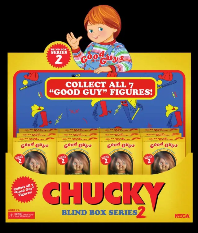 CHUCKY - Chucky TV Good Guy S2 - Figurka DISPLAY 12 Blind Box -17cm