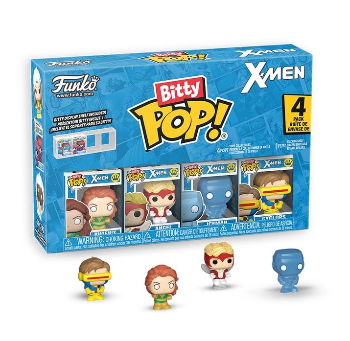 X-MEN - Bitty Pop 4 Pack 2,5 cm - Jean Grey z Chase'em