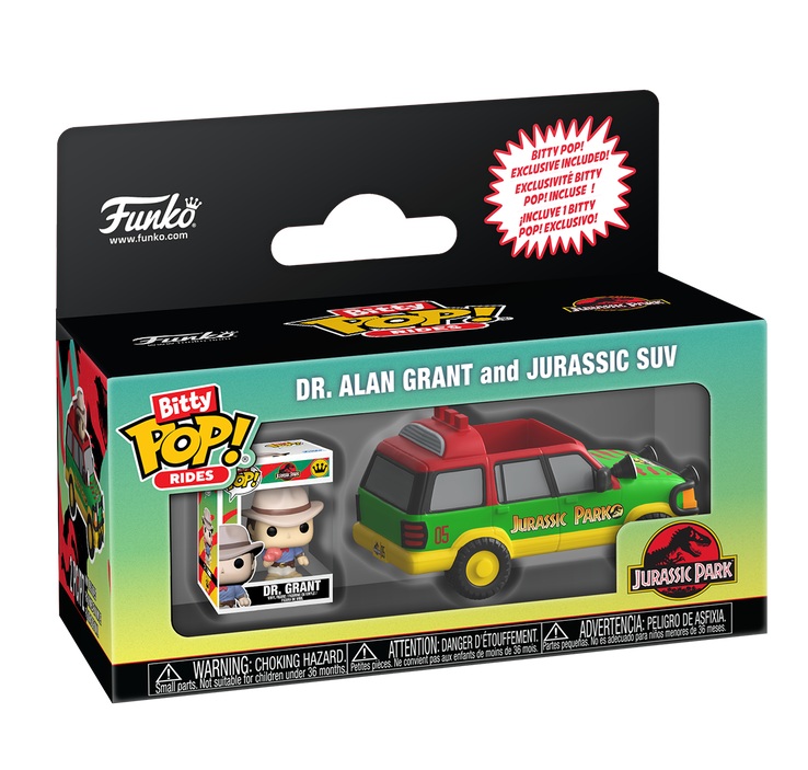 JURASSIC PARK - Bitty Pop Ride - Jurajski SUV z doktorem Grantem