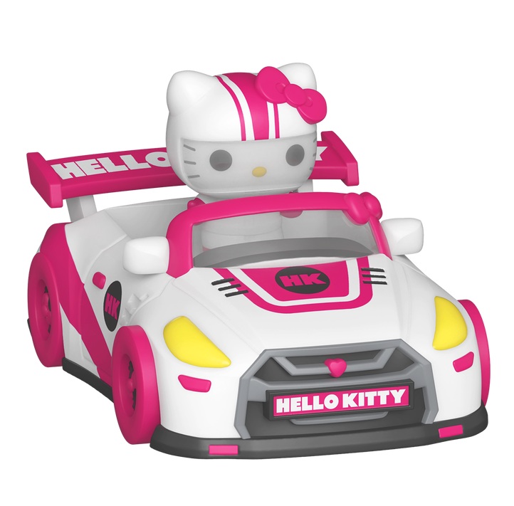 SANRIO - Bitty Pop Ride - Samochód wyścigowy z Hello Kitty
