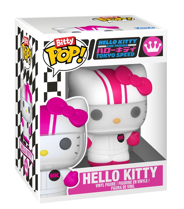 SANRIO - Bitty Pop Ride - Samochód wyścigowy z Hello Kitty