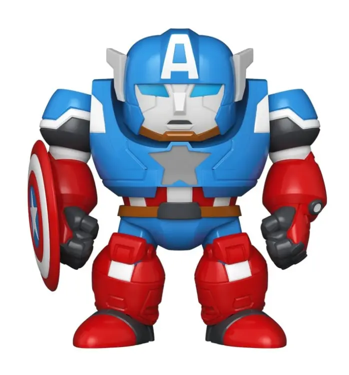 MARVEL - Bitty Bots - Kapitan Ameryka Mech z czapką