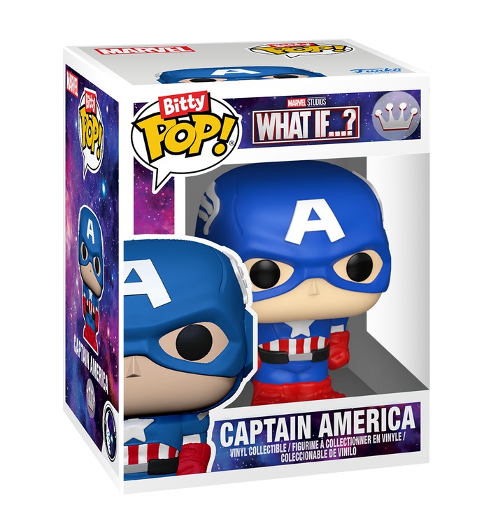 MARVEL - Bitty Bots - Kapitan Ameryka Mech z czapką