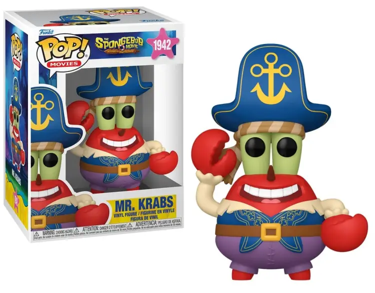 THE SPONGEBOB MOVIE - POP Movies N° 1942 - Pan Krabs (Pirat)