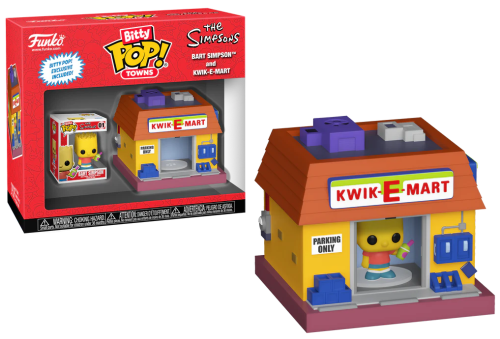 THE SIMPSONS - Bitty Pop Town - Bart Simpson i Kwik-E-Mart