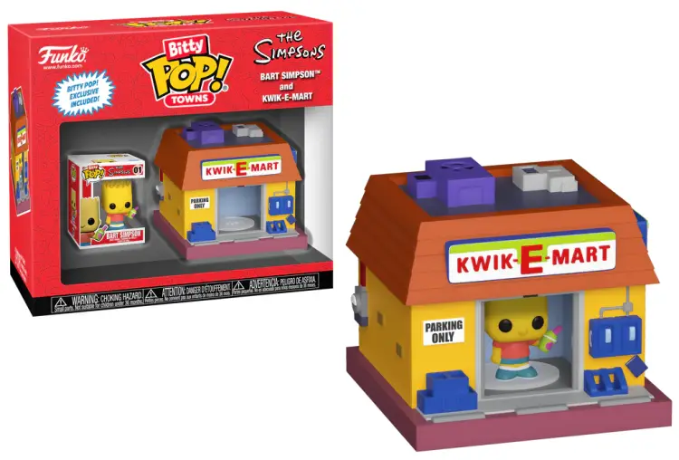 THE SIMPSONS - Bitty Pop Town - Bart Simpson i Kwik-E-Mart