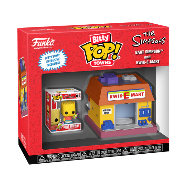 THE SIMPSONS - Bitty Pop Town - Bart Simpson i Kwik-E-Mart