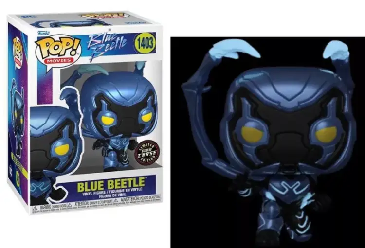BLUE BEETLE - POP Movies N° 1403 - Blue Beetle z pościgiem