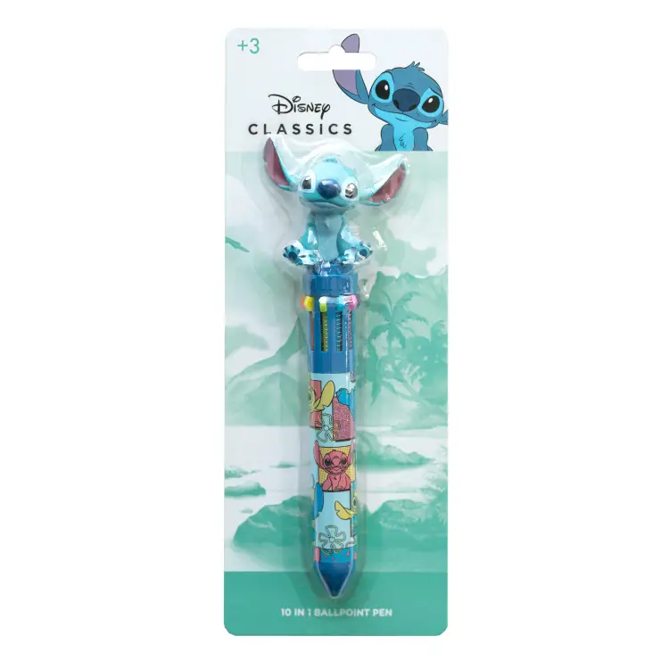 Grupo Erik Disney - Stitch - 10-kolorowy długopis 3D Topper