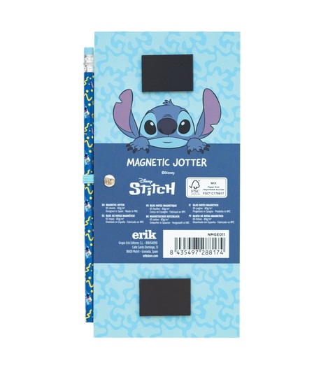 STITCH - Notatnik magnetyczny + ołówek