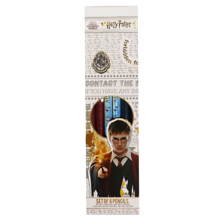 HARRY POTTER - Różdżki - Zestaw 6 ołówków