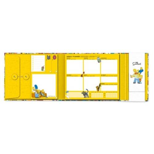THE SIMPSONS - planer tygodniowy + notes blokowy