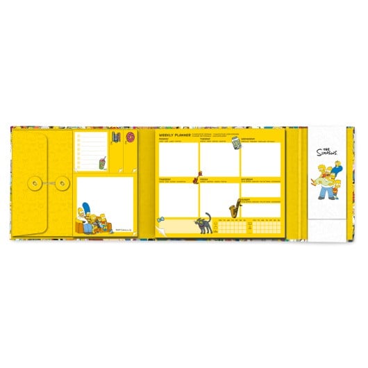 THE SIMPSONS - planer tygodniowy + notes blokowy