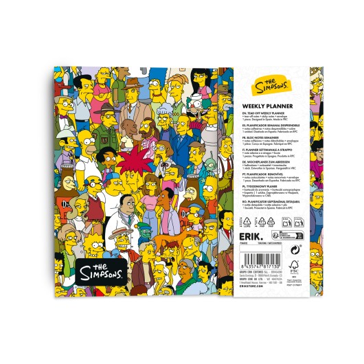 THE SIMPSONS - planer tygodniowy + notes blokowy