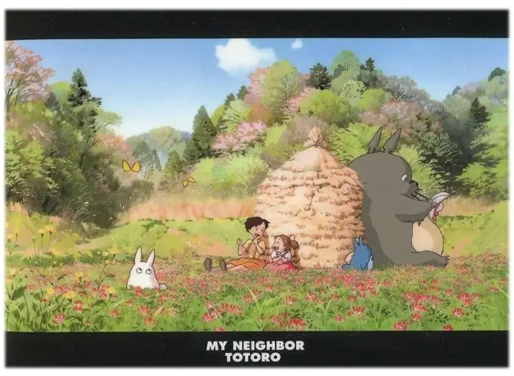MY NEIGHBOR TOTORO - Day's end - Przezroczysty plakat w formacie A4 310x220mm
