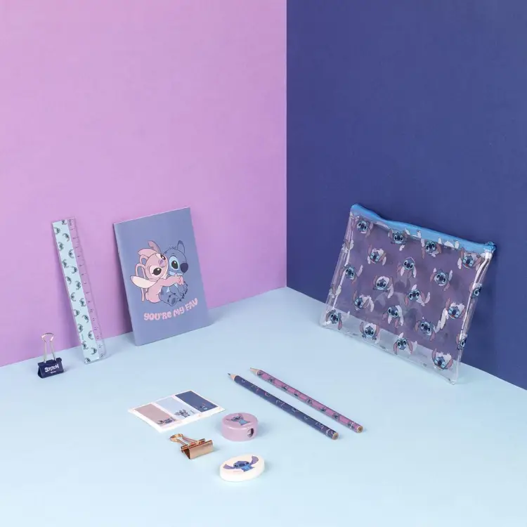 STITCH & ANGEL - You're My Fav - Zestaw papeterii 12 szt.