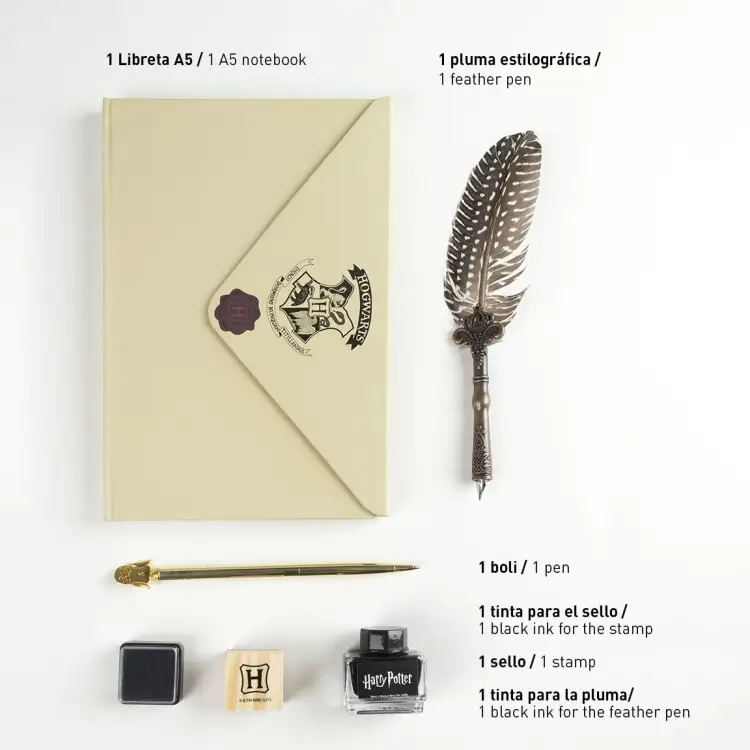 Cerda Harry Potter - List - Zestaw do kaligrafii i papeterii