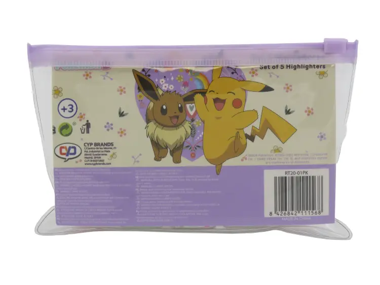 POKEMON - Kolekcja kwiatowa - Zestaw 5 rozświetlaczy