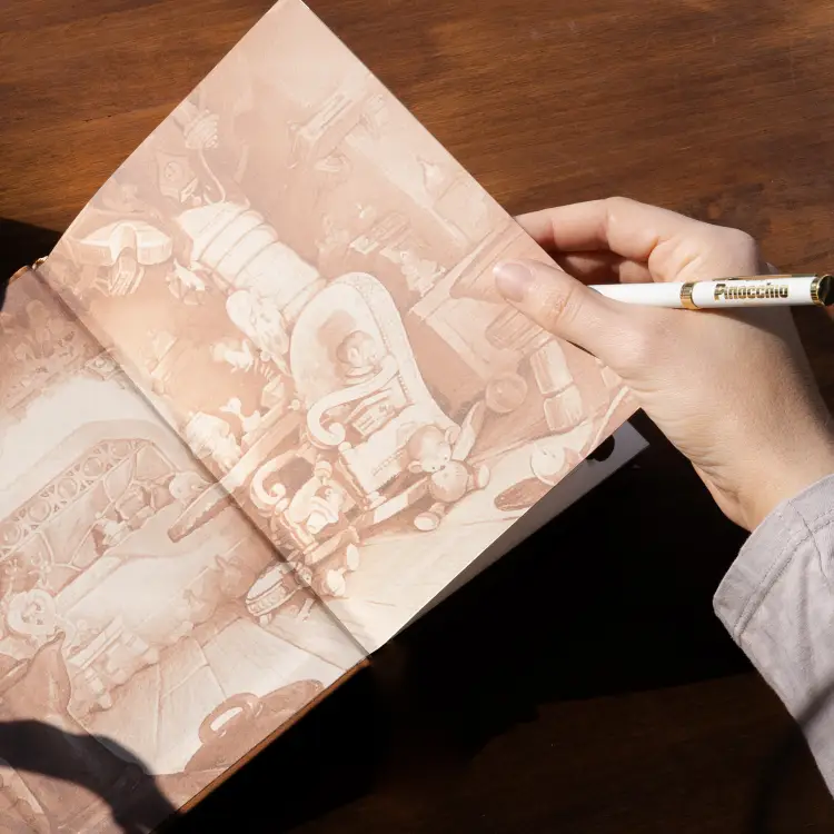 PINOCCHIO - Pudełko upominkowe A5 Premium Notebook + długopis