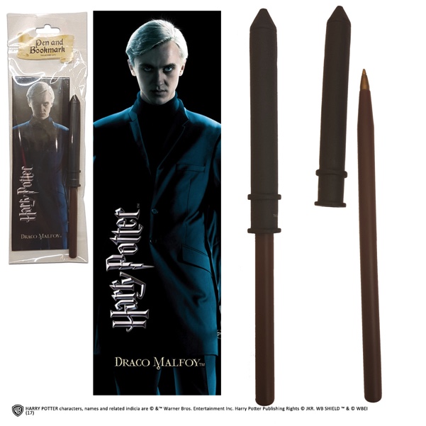 HARRY POTTER - długopis + zakładka - Draco Malfoy