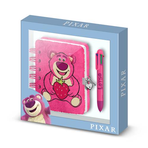 TOY STORY - Lotso - Pudełko upominkowe - Futrzany pamiętnik + długopis