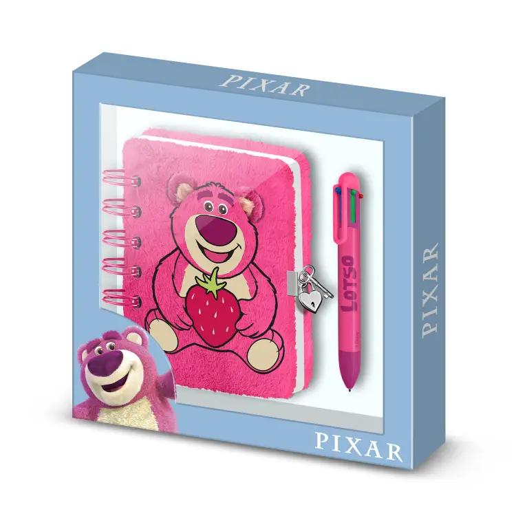 TOY STORY - Lotso - Pudełko upominkowe - Futrzany pamiętnik + długopis