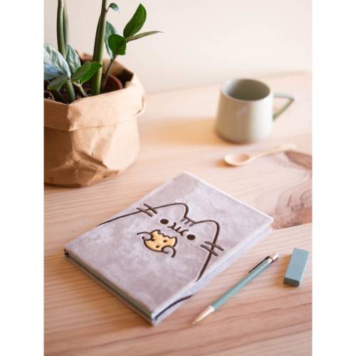 PUSHEEN - Premium Plush Notebook - Rozmiar A5