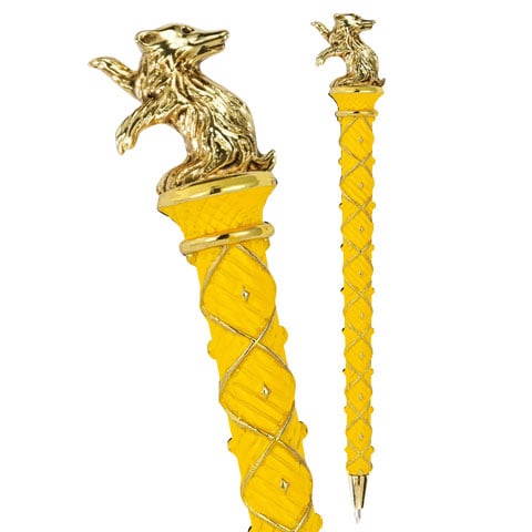 HARRY POTTER - Pióro domu Hogwart - Poufsouffle "NOWA WERSJA