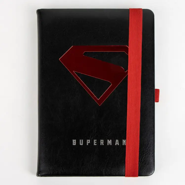 SUPERMAN - Zestaw piśmienniczy - notatnik A5 + plakietka