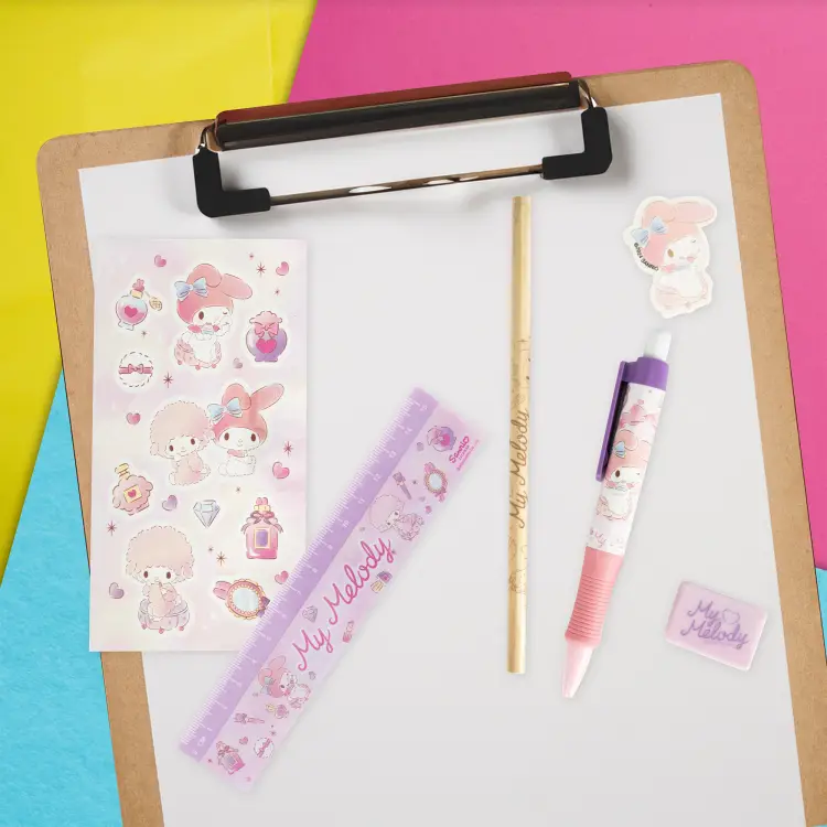 Blue Sky Hello Kitty - My Melody - Zestaw papeterii