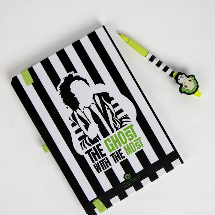 BEETLEJUICE - Zestaw Premium A5 notatnik + długopis