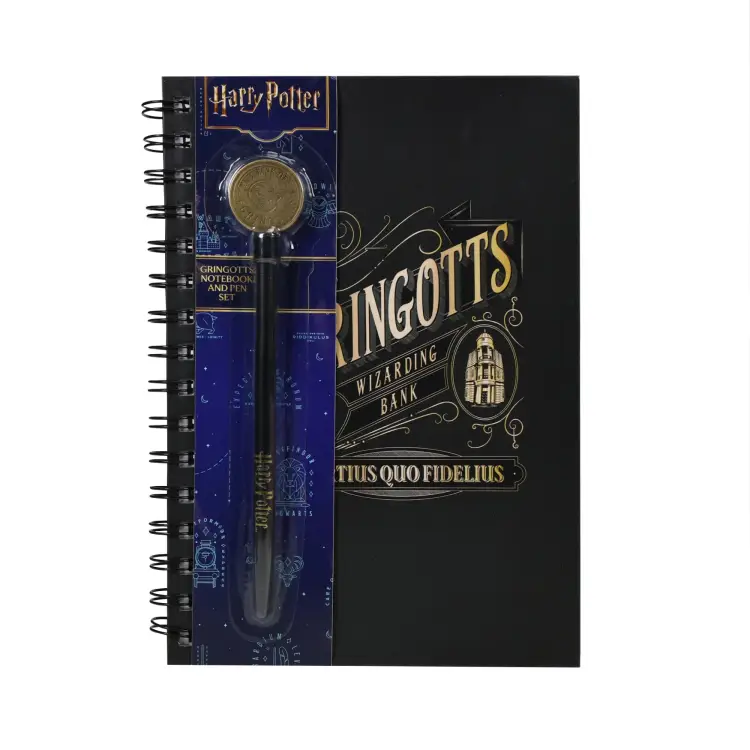 HARRY POTTER - Gringotts - Notatnik A5 Premium + długopis