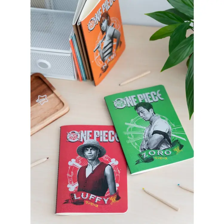 ONE PIECE NETFLIX - Zestaw 3 zeszytów - Rozmiar A5