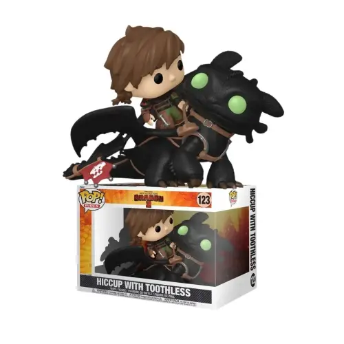 Funko POP! Deluxe: How to Train your Dragon 2 - Hiccup with Toothless #123