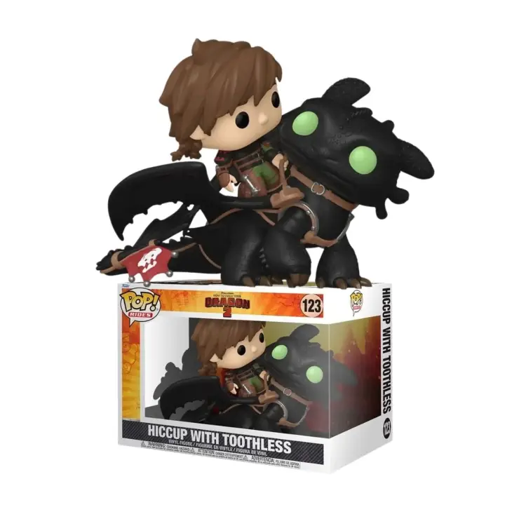 Funko POP! Deluxe: How to Train your Dragon 2 - Hiccup with Toothless #123