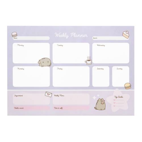 PUSHEEN - Moments - Planer tygodniowy - A3 Bloc Note