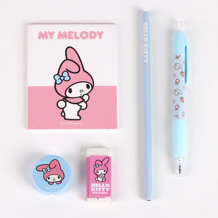 HELLO KITTY & Friends - Display de 6 Sets de Papeterie 6szt.