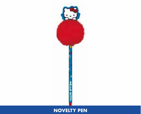 HELLO KITTY - Długopis z pomponem