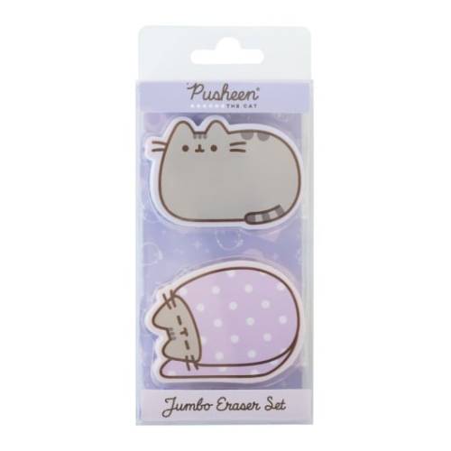 PUSHEEN - Zestaw 2 gumek Jumbo