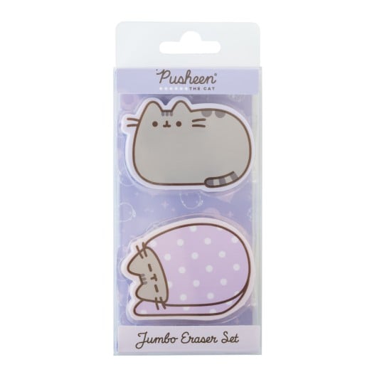 PUSHEEN - Zestaw 2 gumek Jumbo