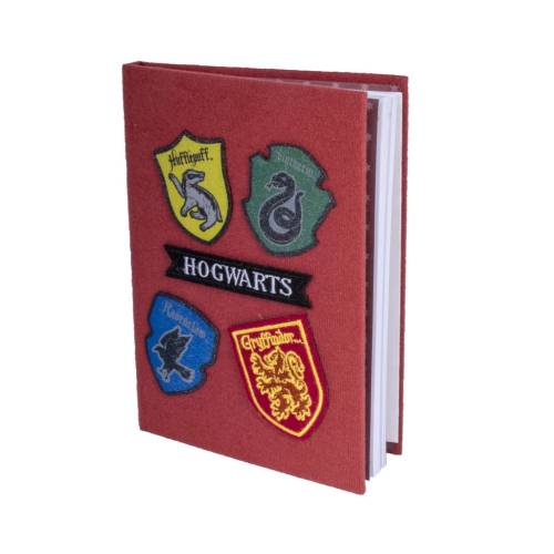 HARRY POTTER - Notatnik A5 z naszywkami do wielokrotnego przyklejania