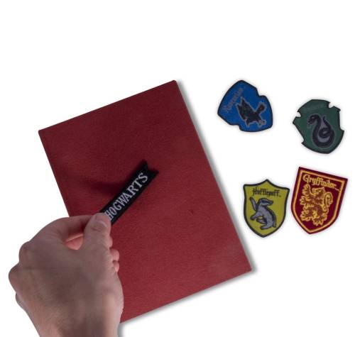 HARRY POTTER - Notatnik A5 z naszywkami do wielokrotnego przyklejania