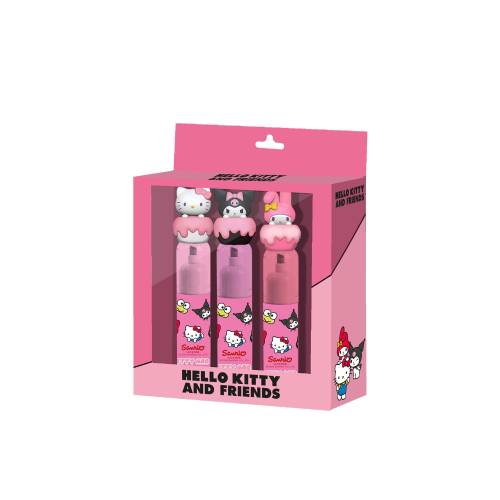 HELLO KITTY & Friends - Ciastko - Zestaw 3 zakreślaczy