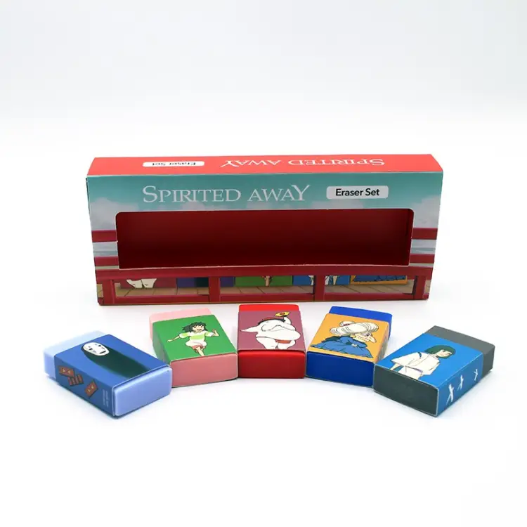 STUDIO GHIBLI - Spirited Away - Zestaw gumek do ścierania