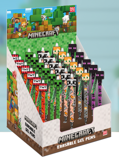 Pyramid Minecraft - Steve - Długopis żelowy Head Topper